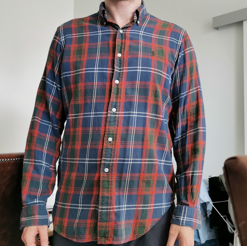 Small classic fit Ralph Lauren Plaid Shirt Limited Edition